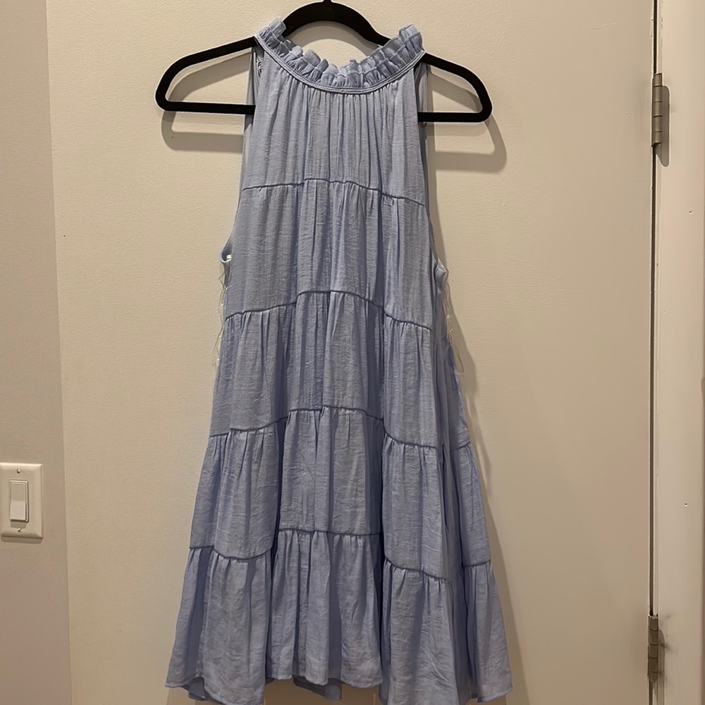 Vici - Brenley pocketed tiered babydoll dress